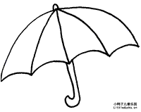 雨伞的简笔画大全共十张