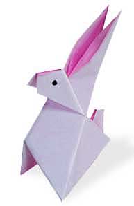 动物折纸大全:小兔子的折纸方