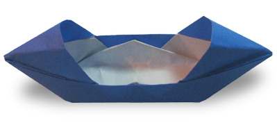 儿童折纸教程:乌篷船的折纸方