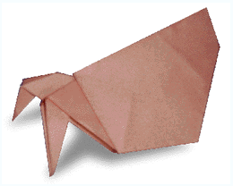 动物折纸大全:寄居蟹的折纸方