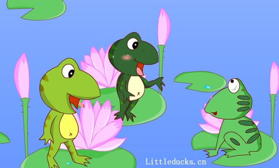 童话故事动画片:三只青蛙寻宝