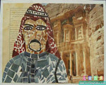 约旦儿童画镶嵌拼贴