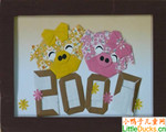 韩国儿童绘画作品幸运猪
