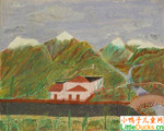 葡萄牙儿童绘画作品风景