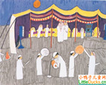 卡达王国儿童画作品