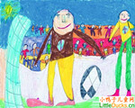 保加利亚儿童画画图