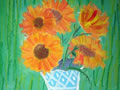 儿童画作品欣赏花卉水粉画