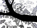 儿童画作品欣赏小猴子摘桃