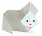 儿童手工折纸之折纸小兔子