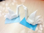 餐巾纸制作小天鹅