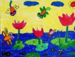 儿童画作品欣赏:蜻蜓