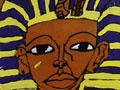儿童画作品欣赏埃及人像