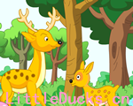 童话故事动画片小鹿