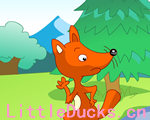 童话故事动画片断尾的狐狸