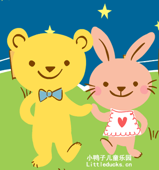 韩国儿歌小熊和小兔