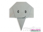 儿童折纸教程:大象的折纸方法
