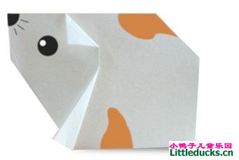 动物折纸大全:仓鼠的折纸方法