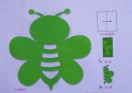 儿童简单剪纸教程:小蜜蜂的剪