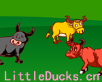寓言故事动画片三头公牛和狮子